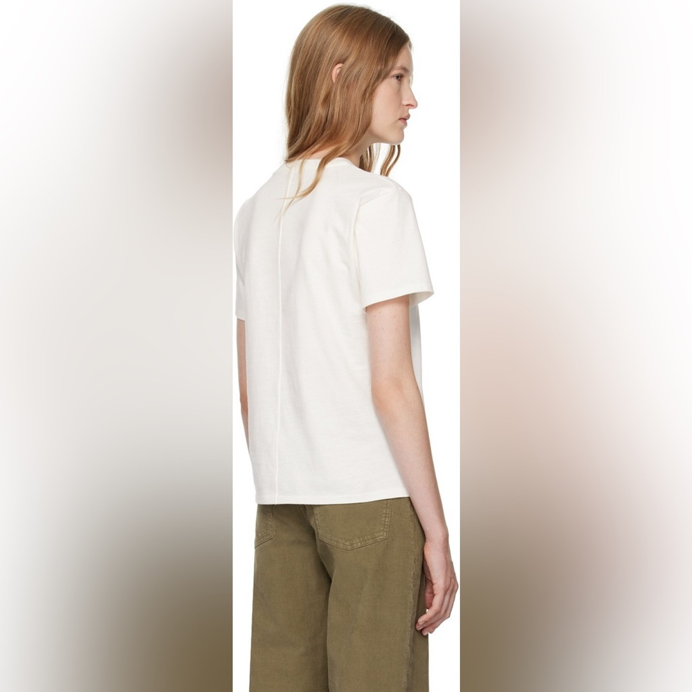 The Row White Calibi T-shirt - Picture 4 of 7
